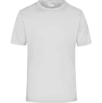 pracovní tričko James & Nicholson Tričko JN 358, sportovní, žerzejové, krátký rukáv, pánské COT02035800102-white M Bílá