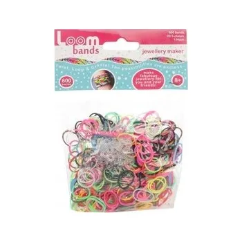 kreativní sada LOOM GUMIČKY 600 KS NÁRAMKY BAREVNÉ