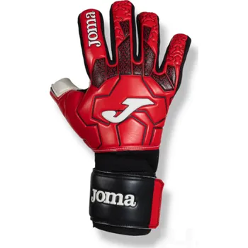 Fotbal Brankářské rukavice JOMA BRAVE, barva červená, velikost 9