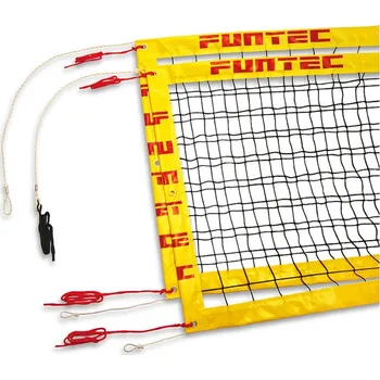 Univerzální sportovní branka Síť Funtec PRO ESSENTIAL, 8.5 M, FOR PERMANENT BEACH VOLLEYBALL NET SYSTEMS 111323-schwarzgelb Velikost 111