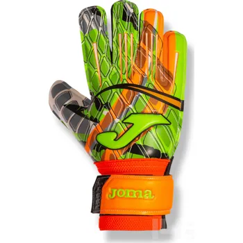 Fotbal Brankářské rukavice JOMA CALCIO 23, barva zářivě oranžová - limtetková, velikost 6