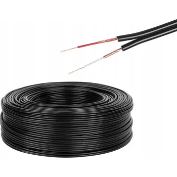 Audio kabel Audio kabel 2 x RCA – 4 mm, černý