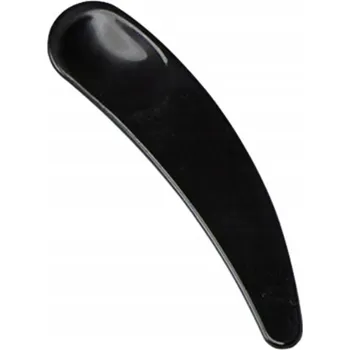 Příbor Půlměsícová lžička na hennu, plastová, černá