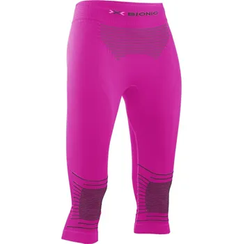 Dámské termo spodky X-BIONIC W ENERGIZER 4.0 Pants 3/4 Neon Flamingo / Anthracite