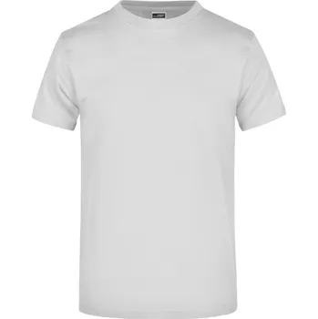 pracovní tričko James & Nicholson Tričko JN 02, krátký rukáv, pánské COT02000203915-light grey Šedá světlá 5XL