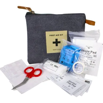 Lékárnička Textilní lékárnička GREY TRAVEL I. s výbavou