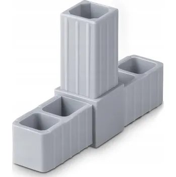 Stavební profil Plastová spojka pro hliníkové profily 20x20x1,5