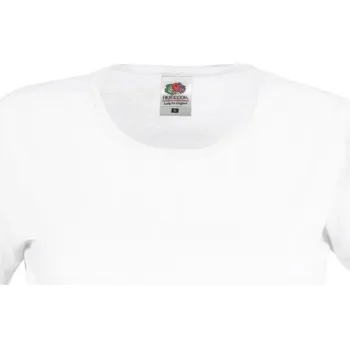 pracovní tričko Fruit of the Loom Tričko Lady-Fit Original T, krátký rukáv, dámské COT16142000100-white Bílá XS