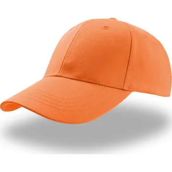 Pracovní přilba Atlantis Headwear Kšiltovka Zoom, 6 panelová, baseballová COT33000323599-orange Oranžová UNI
