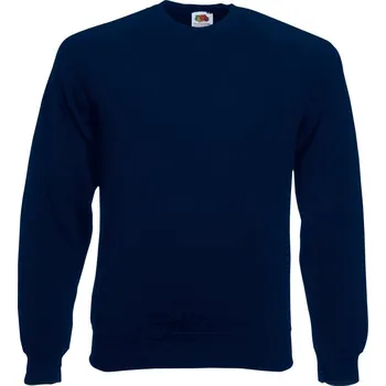 pracovní mikina Fruit of the Loom Mikina Classic Raglan Sweat, raglánová COT162216a3602-deep navy M Navy deep