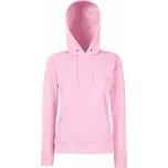 Fruit of the Loom Mikina Classic Lady-Fit Hooded Sweat s kapucí, dámská COT16203804004-light pink XL Růžová světlá