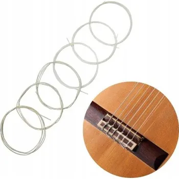 Příslušenství pro strunný nástroj STRUNY pro klasickou kytaru ZNAČKOVÉ sada kompletní sada strun, kytarové x6