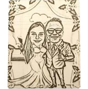 GRAVENO Fotka KARIKATURY - svatební motiv