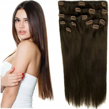 Paruka Příčesek dlouhých přírodních hnědých vlasů MODERN-HAIR