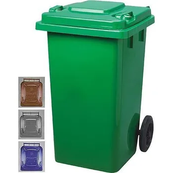 Odpadkový koš Nadoba Strend Pro GB2, 120 lit, zelená, popolnica na odpad