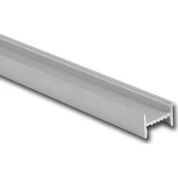 LED osvětlení Přisazený hliníkový profil PD, PB se skrytými sponami, bez difuzoru, 2 m
