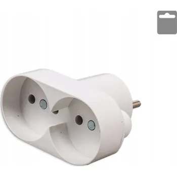 Elektrická zásuvka Elektrická Zásuvka rozbočka Maan bílá