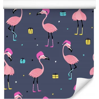 Fototapeta Tapeta pro dívky PLAMEŇÁCI Svátky Dárky