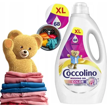 Prací prostředek Coccolino Color Gel na praní barevného prádla 2,72L XL, 68 praní