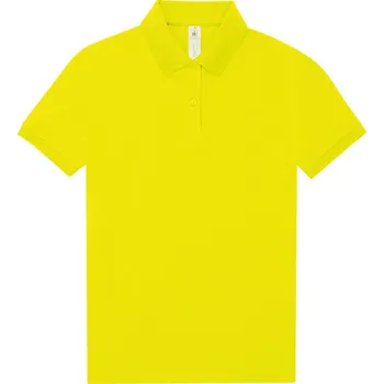 B&C Polokošile B&C My Polo 180 women, krátký rukáv, dámská COT01W461l9704-pixel lime XL Citronová