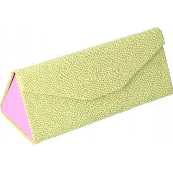 Pouzdro na brýle Helen Keller Pouzdro na skládací brýle růžové - zelené