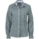 James & Nicholson Košile JN 616, popelínová, dlouhý rukáv, dámská COT020616l5704-forest gree XL Zelená forest/bílá