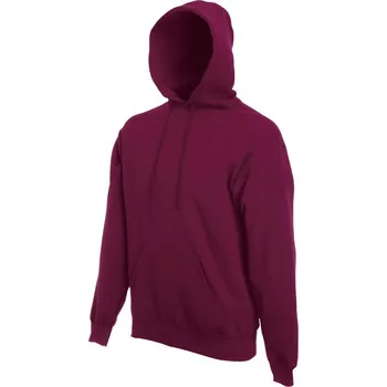 pracovní mikina Fruit of the Loom Mikina Classic Hooded Sweat s kapucí COT16220837004-burgundy XL Burgundová