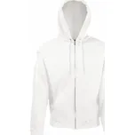 Fruit of the Loom Mikina Classic Hooded Sweat Jacket s kapucí na zip COT16206200103-white L Bílá