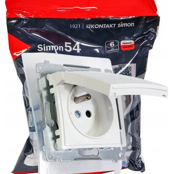 Elektrická zásuvka MojeLedy bílá nástěnná Elektrická Zásuvka