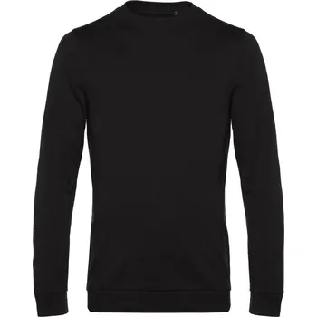 pracovní mikina B&C Mikina Set In, pánská COT01U01Wu3302-black pure M Černá pure