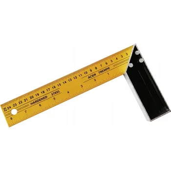 Úhloměr OCELOVÝ TRUHLÁŘSKÝ ÚHELNÍK 250mm TOLSEN