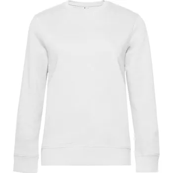 pracovní mikina B&C Mikina B&C QUEEN Crew Neck, dámská COT01W01Q00100-white Bílá XS