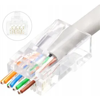 Konektor MicroConnect Modulární konektor EZ RJ45 8P8C CAT6