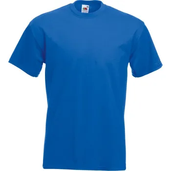 pracovní tričko Fruit of the Loom Tričko Super Premium T, krátký rukáv, pánské COT16104445004-royal blue XL Modrá královská