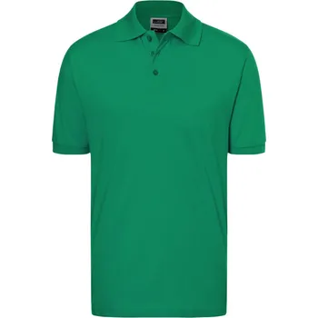 Pánské tričko James & Nicholson Polokošile JN 70, krátký rukáv COT02007003502-irish green M Zelená irská