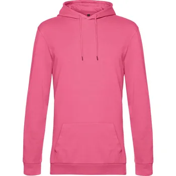 pracovní mikina B&C Mikina B&C Hoodie s kapucí, pánská COT01U03Wx3813-pink fizz 3XL Růžová fizz