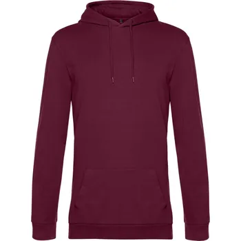 pracovní mikina B&C Mikina B&C Hoodie s kapucí, pánská COT01U03W05400-wine Vínová XS