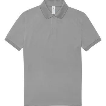 Pánské tričko B&C Polokošile B&C My Polo 210, krátký rukáv COT01U42662015-sport grey 5XL Šedá sport
