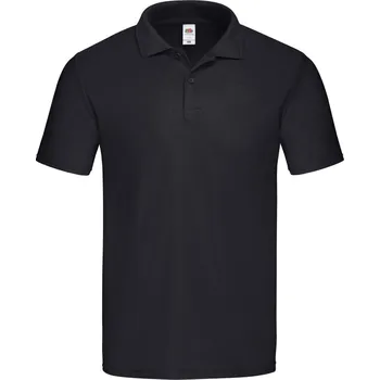 Pánské tričko Fruit of the Loom Polokošile Original Polo, krátký rukáv, pánská COT16305000204-black XL Černá