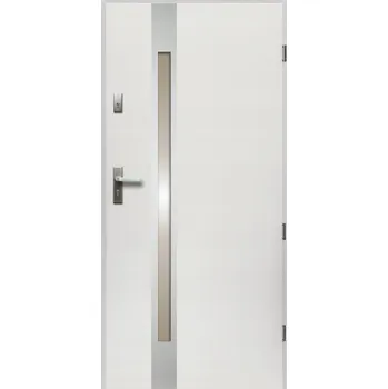Vchodové dveře Ok Doors Vchodové venkovní dveře 80 cm pravé bílé 55 mm OTEVÍRANÉ VEN