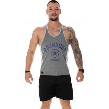 Pánské tričko Pánské tílko Stringer FORCE melanžové XXL