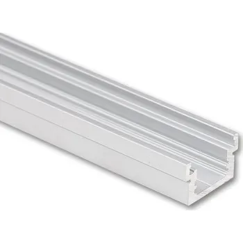 LED páska Nášlapný hliníkový profil BA 22x13mm, bez difuzoru, 2m