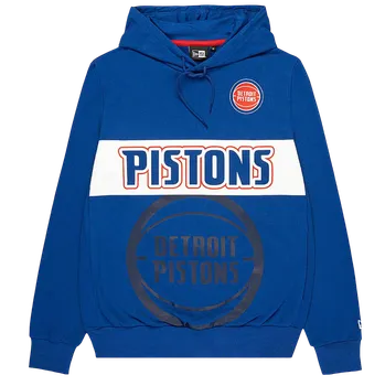 Pánská mikina Mikina s kapucí New Era Detroit Pistons NBA Wordmark Hoody 60361893-60361893 Velikost S