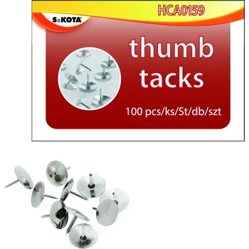 Sakota HCA0159 napínáčky poniklované 100 ks Sakota HCA0159 napínáčky poniklované 100 ks