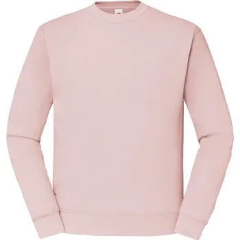pracovní mikina Fruit of the Loom Mikina Classic Set-In Sweat COT162202zq904-powder rose XL Růžová powder