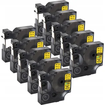 Pásek do tiskárny Specmark Páska Specmark pro DYMO D1 40918 9mm x 7m žlutá 10 Ks. S072073