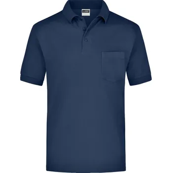 James & Nicholson Polokošile JN 26 s náprsní kapsou, krátký rukáv COT02002600303-navy L Navy