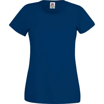 pracovní tričko Fruit of the Loom Tričko Lady-Fit Original T, krátký rukáv, dámské COT16142000304-navy XL Navy