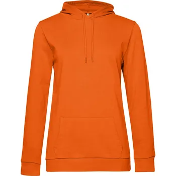 pracovní mikina B&C Mikina B&C Hoodie s kapucí, dámská COT01W04Wx3705-pure orange 2XL Oranžová pure