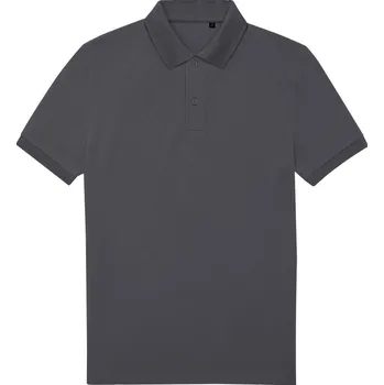 Pánské oblečení B&C Polokošile B&C My Eco Polo 65/35, krátký rukáv COT01U42867002-dark grey M Šedá tmavá